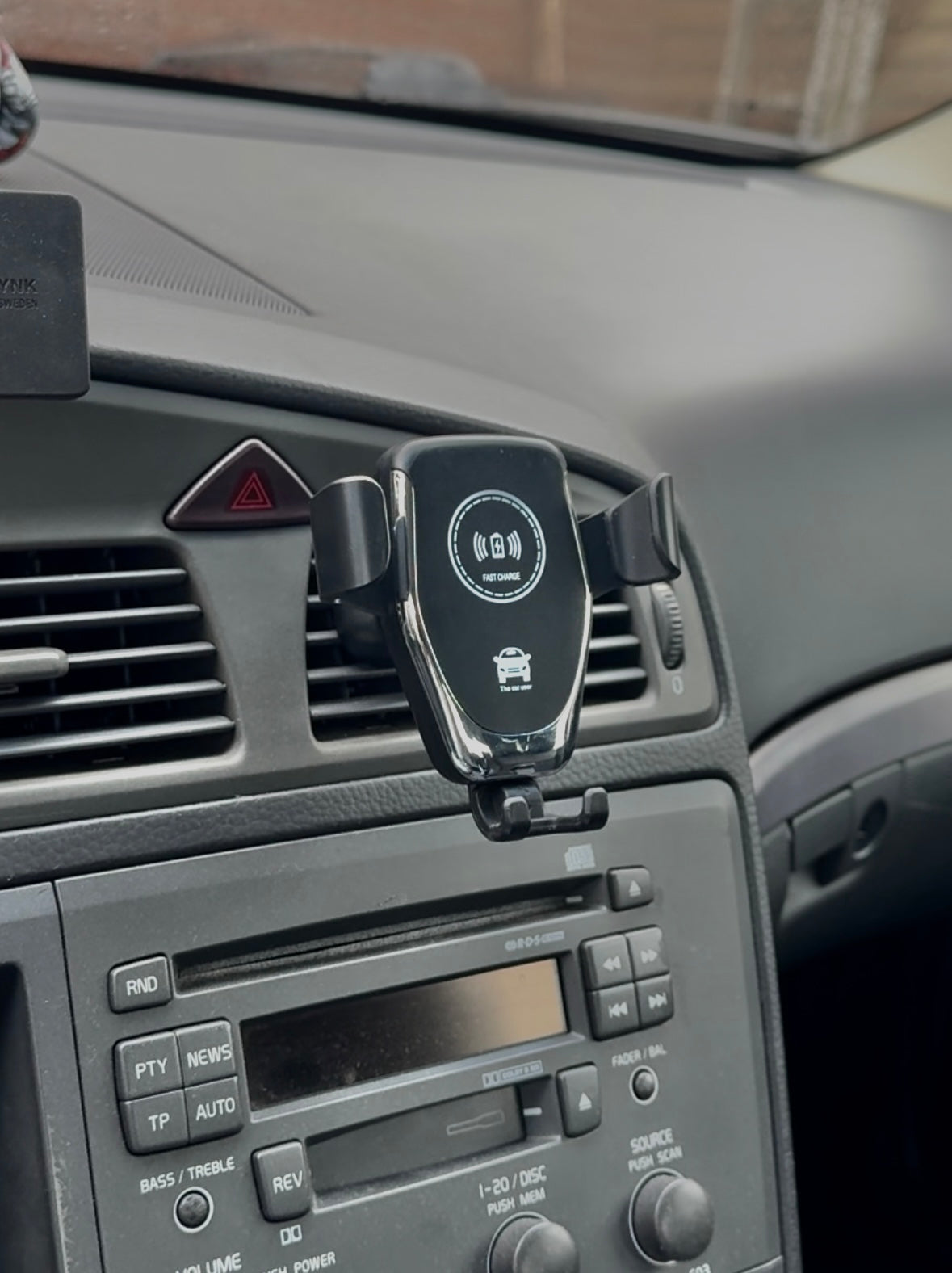 Charging car phone holder