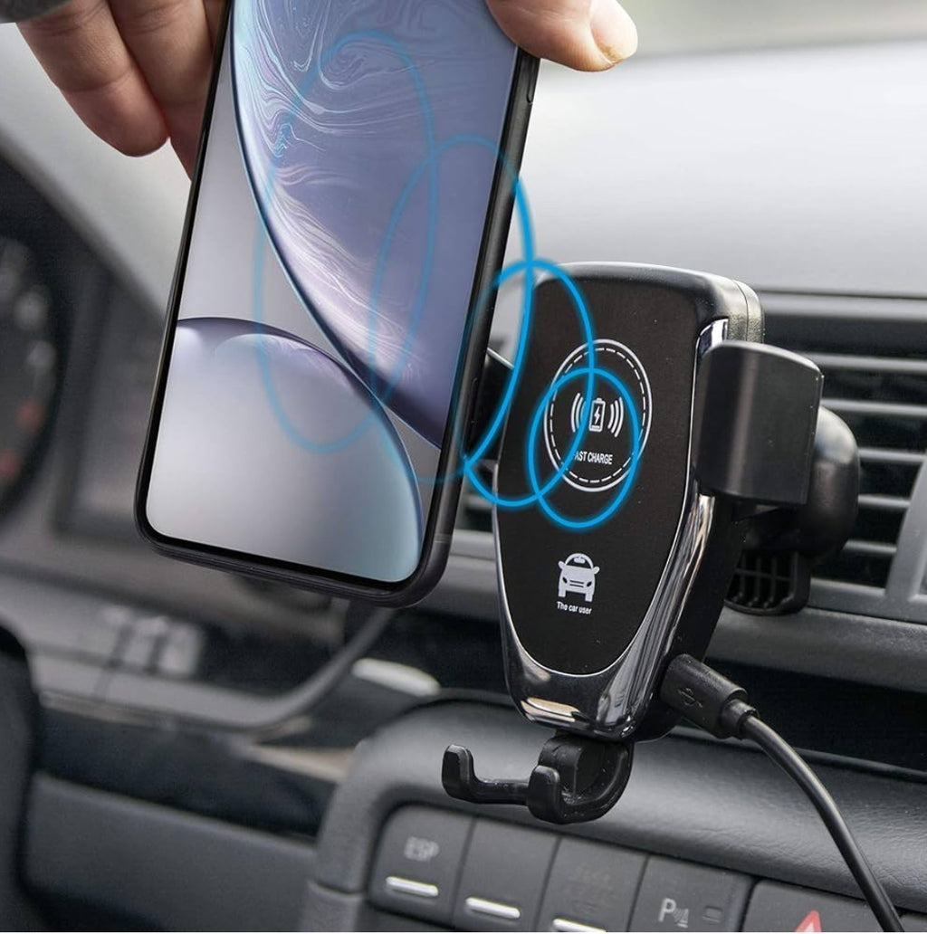 Wireless charging car phone holder